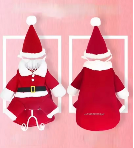 Christmas themed dog costume