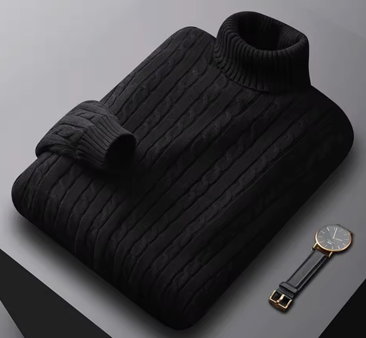 Mens turtle neck sweater
