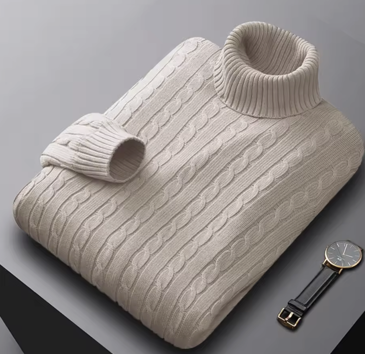 Mens turtle neck sweater