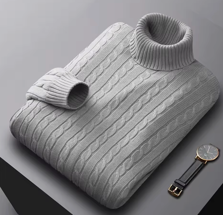 Mens turtle neck sweater